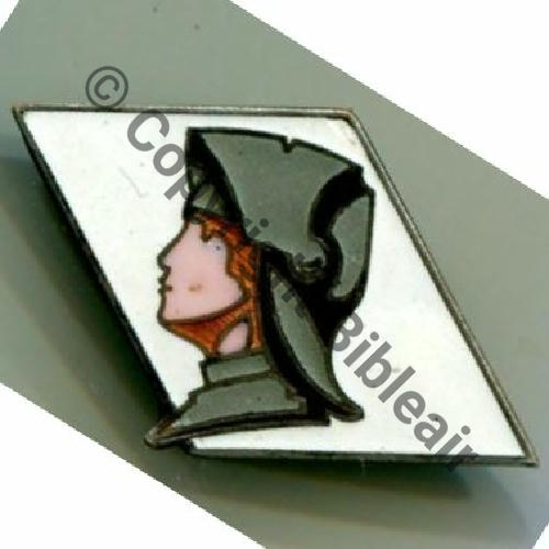 124  1945.46 A1098NH SPA.124 JEANNE ARC 2eDRILLE GC.II.6 Gd Mdle 46mm  Dr SM Bol fenetre pastille DrPN Dos lisse irreg Src.nashka34 237Eur11.13 